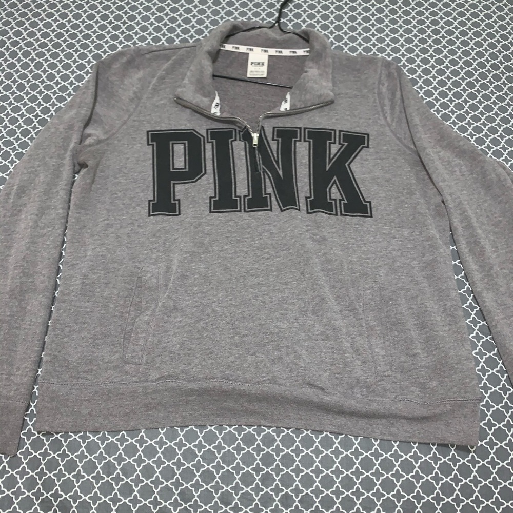 Victoria Secret PINK quarter-zip sweatshirt